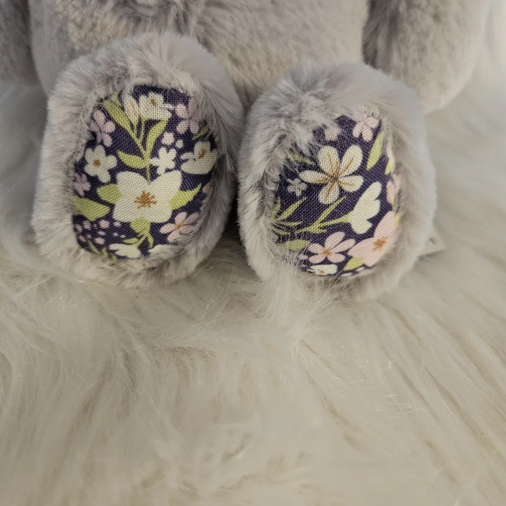 Jellycat Blossom Silver Bunny 'Bloom' Plush